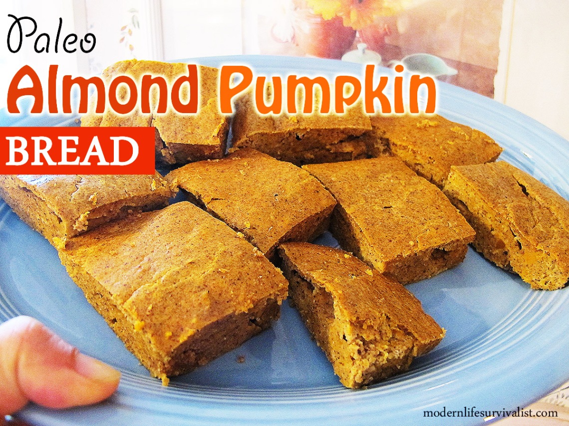 paleo almond pumpkin bread recipe