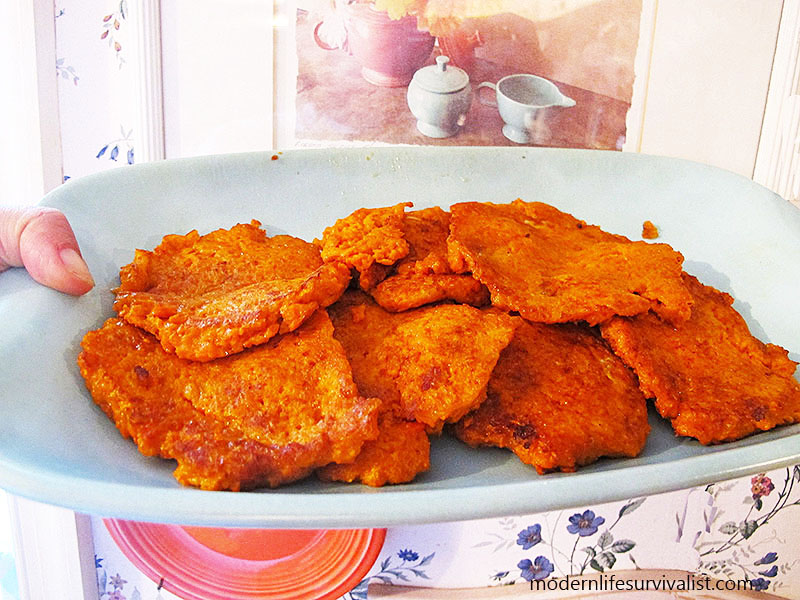 Paleo carrot fritter pancakes recipe